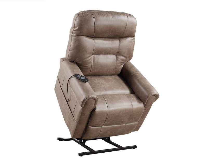 Steve Silver Ottawa Power Lift Chair with Heat and Massage in Camel