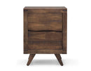 Steve Silver Pasco 2 Drawer Nightstand in Cocoa