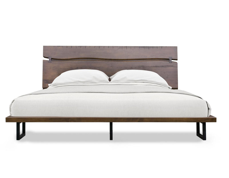 Steve Silver Pasco Queen Platform Bed in Cocoa