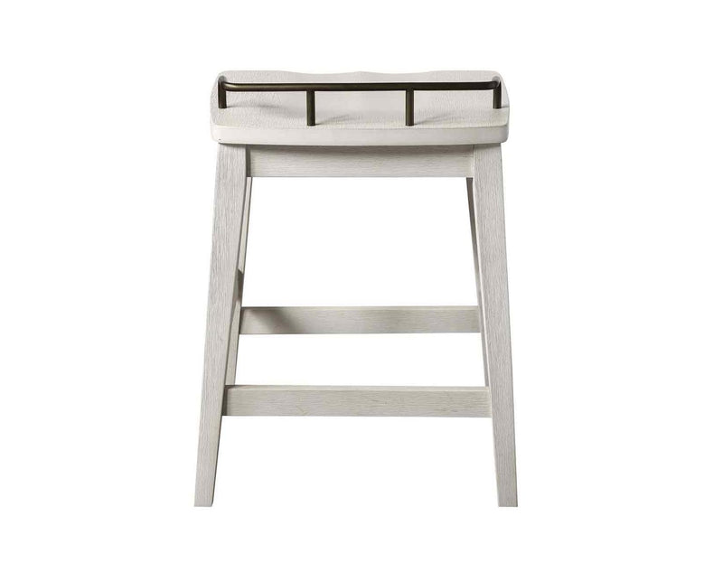 Steve Silver Pendleton Counter Stool in Ivory (Set of 2)