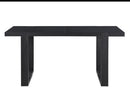 Steve Silver Yves Dining Table in Rubbed Charcoal