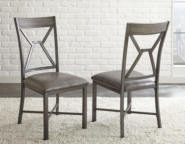 Steve Silver Alamo Side Chair in Gray (Set of 2) image