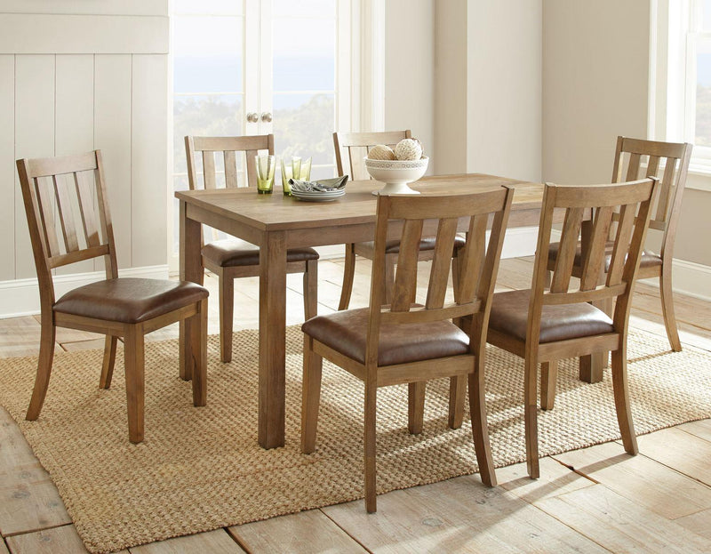 Steve Silver Ander Dining Table in Natural Honey