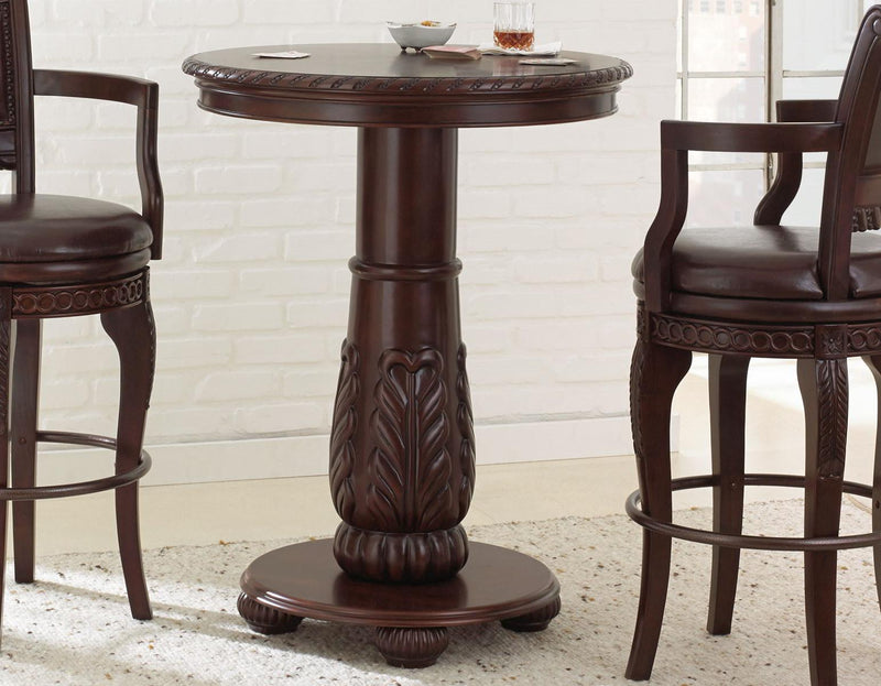 Steve Silver Antoinette Pub Table in Brown Cherry