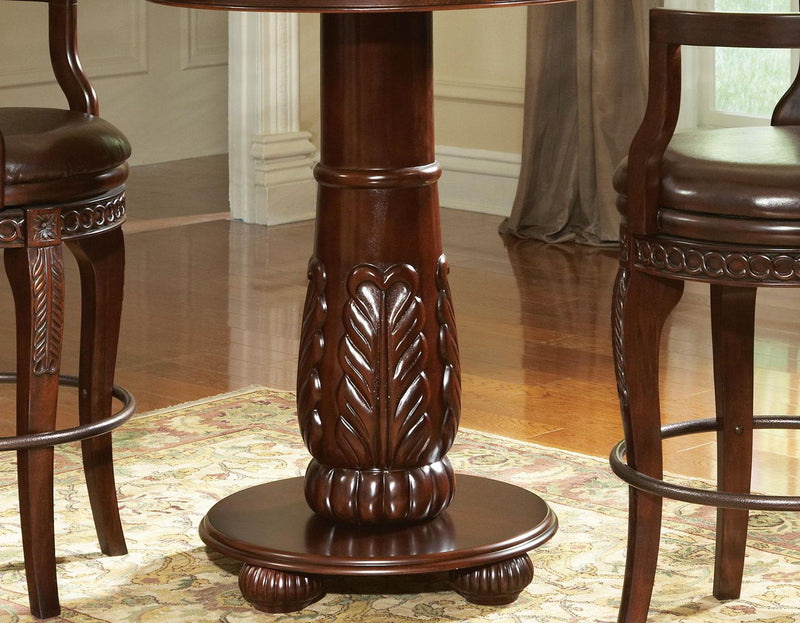 Steve Silver Antoinette Pub Table in Brown Cherry