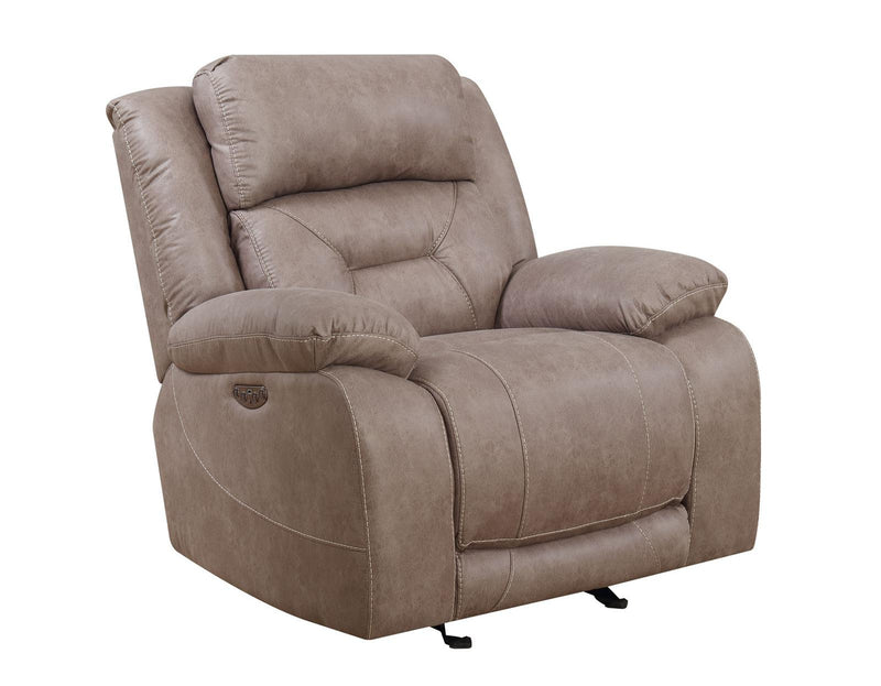 Steve Silver Aria Dual Power Recliner in Desert Sand image