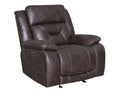 Steve Silver Aria Dual Power Recliner in Saddle Brown