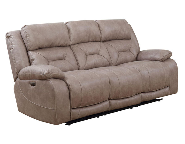 Steve Silver Aria Dual Power Reclining Sofa in Desert Sand image