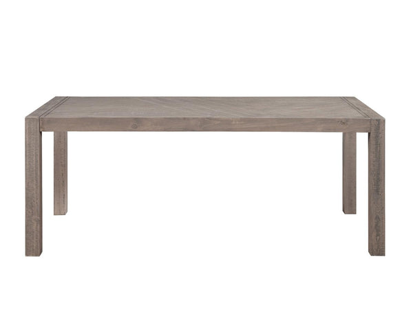 Steve Silver Auckland Reclaimed Wood Dining Table in Weathered Grey image