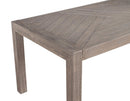 Steve Silver Auckland Reclaimed Wood Dining Table in Weathered Grey