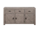Steve Silver Auckland Reclaimed Wood Server in Weathered Grey