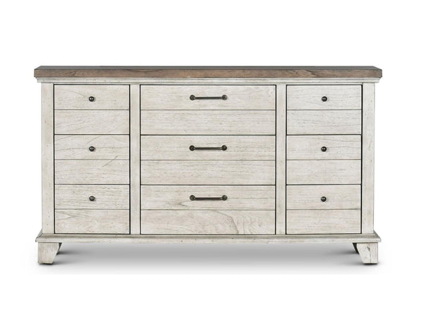 Steve Silver Bear Creek 9 Drawer Dresser in White Smoke image