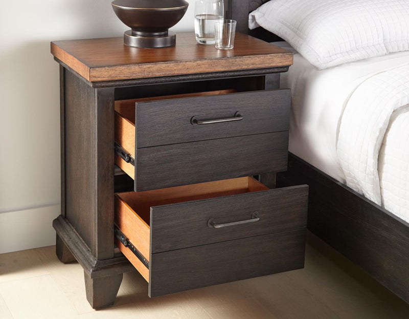 Steve Silver Bear Creek Brown 2 Drawer Nightstand in