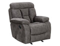 Steve Silver Bogata Manual Glider Recliner in Majestic Mushroom