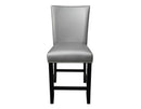 Steve Silver Camila Silver Counter Chair in Silver (Set of 2)