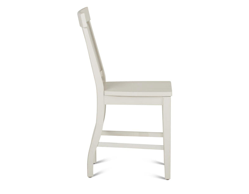 Steve Silver Cayla Counter Chair in Antique White (Set of 2)