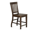 Steve Silver Cayla Counter Chair in Dark Oak (Set of 2)