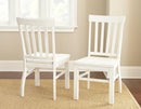 Steve Silver Cayla Side Chair in Antique White (Set of 2)
