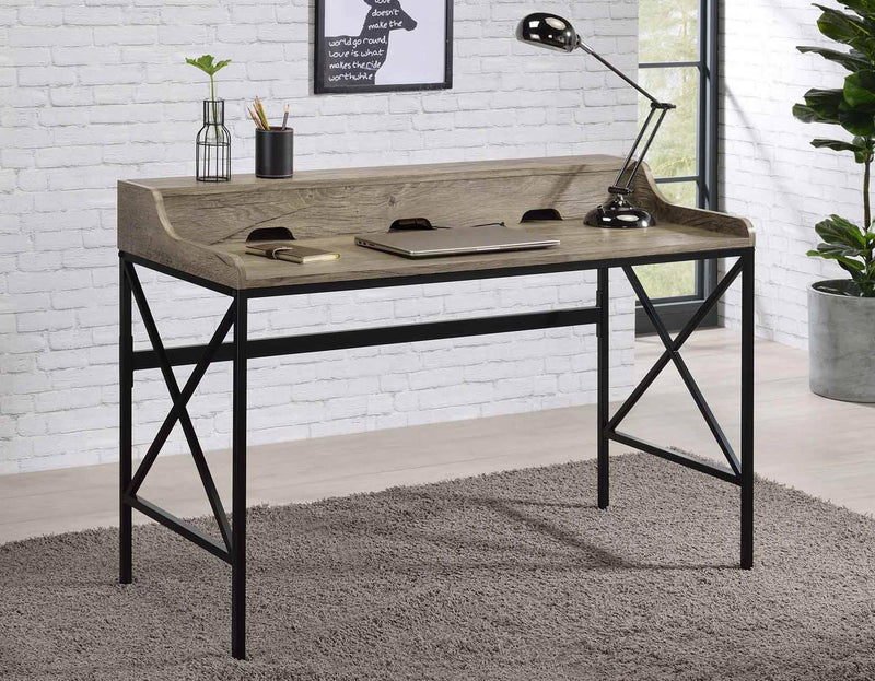 Steve Silver Corday Desk in Grey Wood