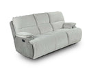 Steve Silver Cyprus Manual Reclining Sofa in Two-Tone Cloud