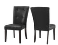 Steve Silver Francis Side Chair in Cordovan Dark Cherry (Set of 2)
