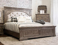 Steve Silver Highland Park King Panel Bed in Waxed Driftwood