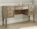 Steve Silver Highland Park Vanity Desk in Waxed Driftwood