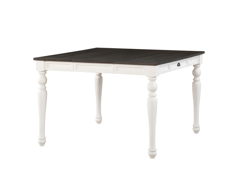 Steve Silver Joanna Counter Table in Two-tone Ivory and Mocha