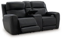 5Z-Comfort Power Reclining Loveseat with Console - Austin's Furniture Depot (Austin,TX)
