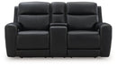 5Z-Comfort Power Reclining Loveseat with Console - Austin's Furniture Depot (Austin,TX)