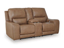 DeepWakes Power Reclining Loveseat with Console