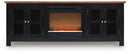 Wildenauer 76" TV Stand with Electric Fireplace