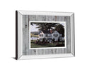 The Counrty Inn By Saunders B. Mirrored Frame - Green