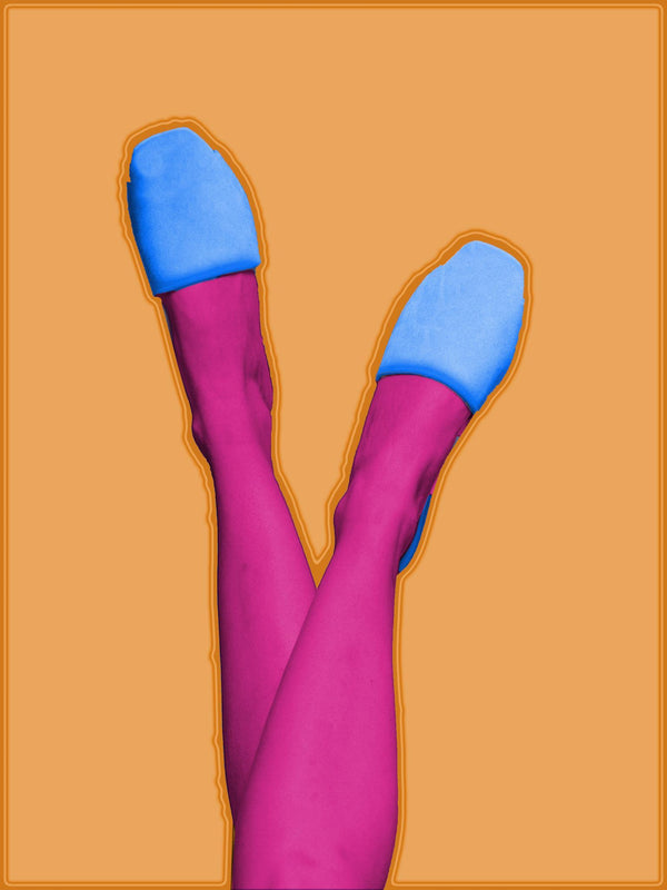 Neon Flats (Small) - Orange