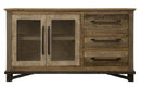 Loft Brown 3 Drawers, 2 Doors Buffet