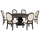 Twyla - Round Wood Dining Room Table Set