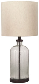 Bandile - Glass Table Lamp  - Clear / Bronze Finish