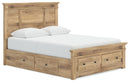 Makidern - Panel Storage Bed With Under Bed Storage Unit And Storage Footboard - Austin's Furniture Depot (Austin,TX)