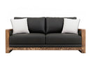 Ancora - Loveseat - Dark Gray / Light Brown - Austin's Furniture Depot (Austin,TX)