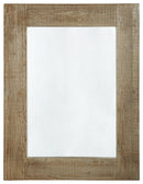Waltleigh - Accent Mirror - Distressed Brown