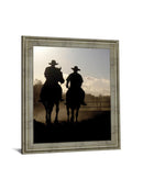 Dust Trail Sundown - 28" x 34" Framed Wall Art