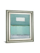 Azure 1 By Caroline Gold - Framed Print Wall Art - Blue