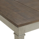 Farmington - Storage Dining Bench - Medium Brown And Washed Stone