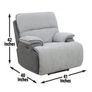 Cyprus - Recliner Chair - Gray