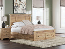 Makidern - Panel Storage Bed With Under Bed Storage Unit And Storage Footboard - Austin's Furniture Depot (Austin,TX)