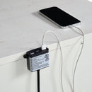 Heather - 1-Drawer Nightstand With USB - Rustic White