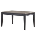 Steve Silver Raven Noir Dining Table in Two Tone Ebony and Driftwood