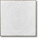 Iced Ripple Spiral - 39" x 39" Framed Wall Art