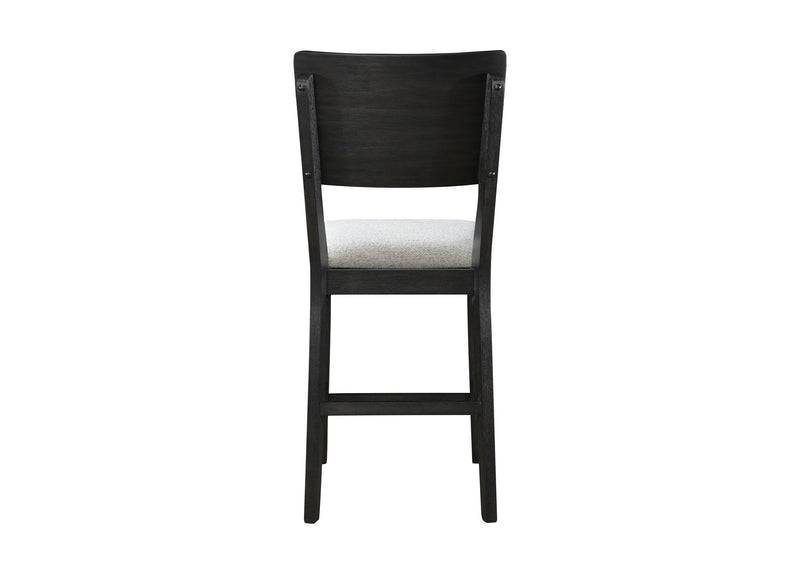 Cline - Counter Height Chair (Set of 2) - Charcoal / Gray