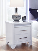 Jarlee - Two Drawer Night Stand - White